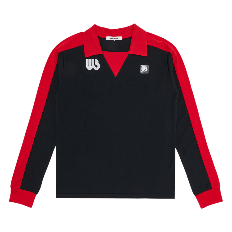 Wales Bonner Home Jersey Shirt "Black/Red"