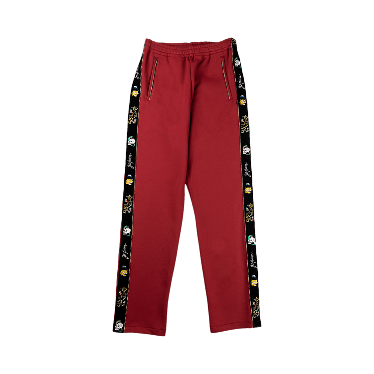 Kapital Ska Tape Track Pants "Burgundy"