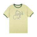Kapital Little Bear & Harmoney Grandrelle Jersey Ringer Tee "Light Green"