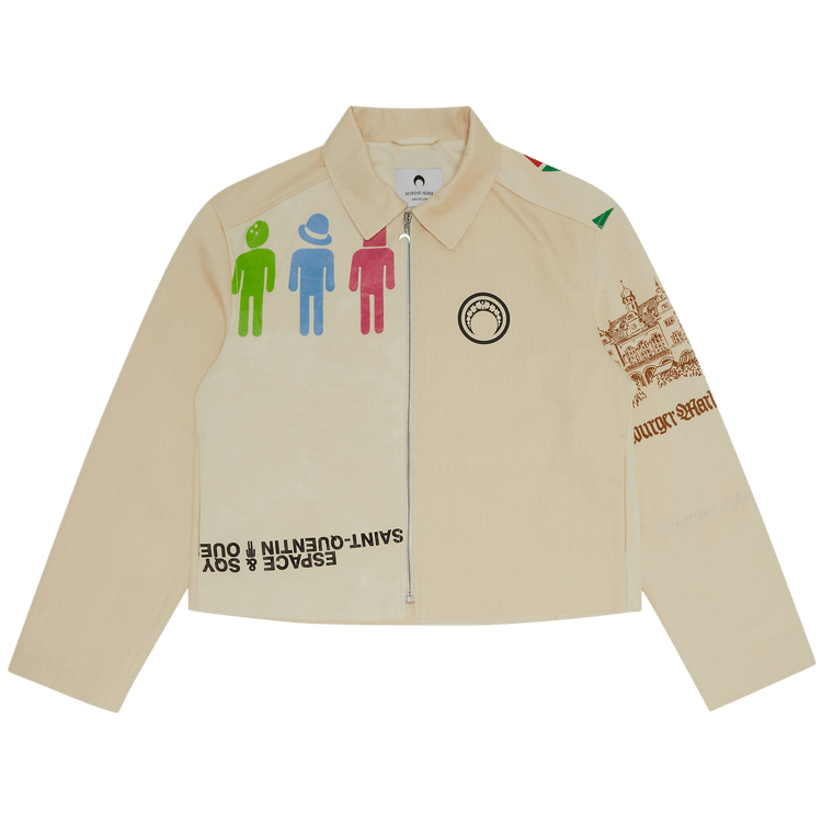 Marine Serre Regenerated Tote Bags Harrington Jacket "Multicolor"