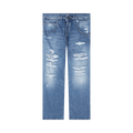 Balmain Destroyed Loose Denim Pants "Blue"