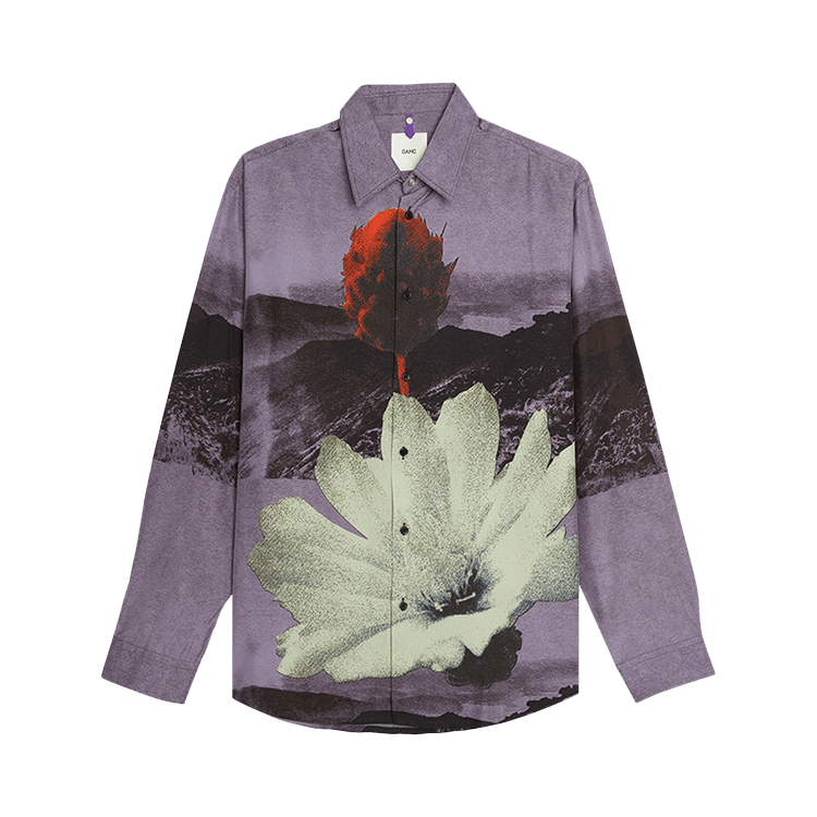 OAMC Flora Ray Shirt "Lilac"