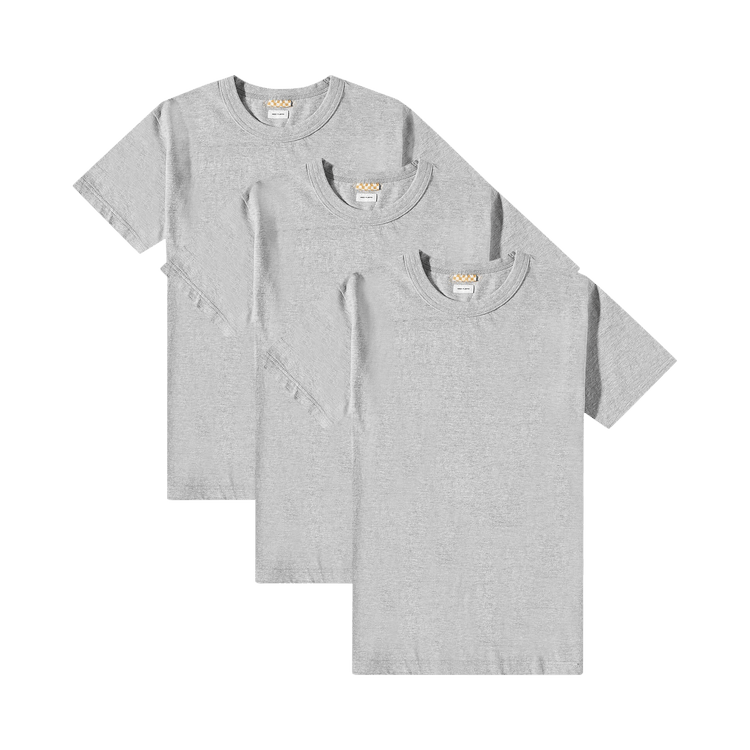 Visvim Sublig Wide Short-Sleeve T-Shirt (3 Pack) "Grey"