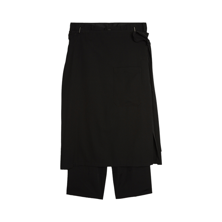 Yohji Yamamoto Pour Homme Pants With Flare Skirt "Black"