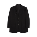 Yohji Yamamoto Pour Homme Changing Peak Gabardine Jacket "Black"