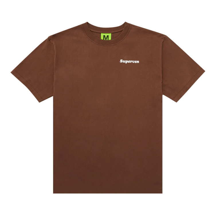 Supervsn Protect The Vsn Short-Sleeve Tee "Brown"