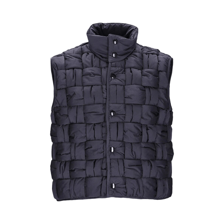 Bottega Veneta Technical Nylon Padded Gilet "Black"