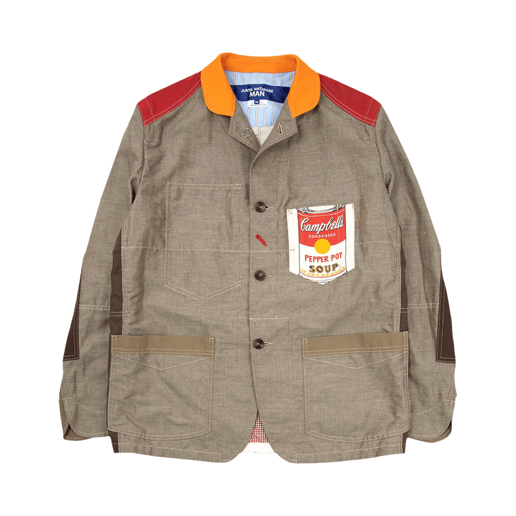 Junya Watanabe Andy Warhol Patch Jacket "Multicolor"