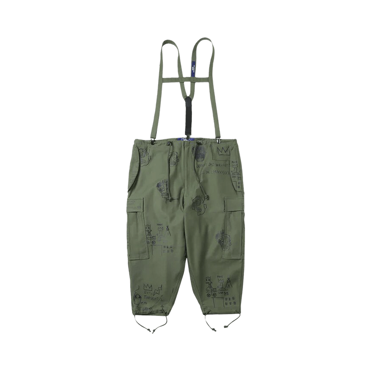 Junya Watanabe Jean Michel Suspender Pants "Military Green"