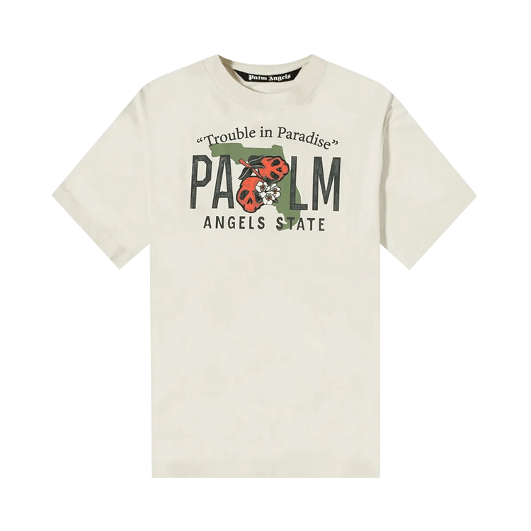 Palm Angels East Coast Vintage Tee "White/Black"