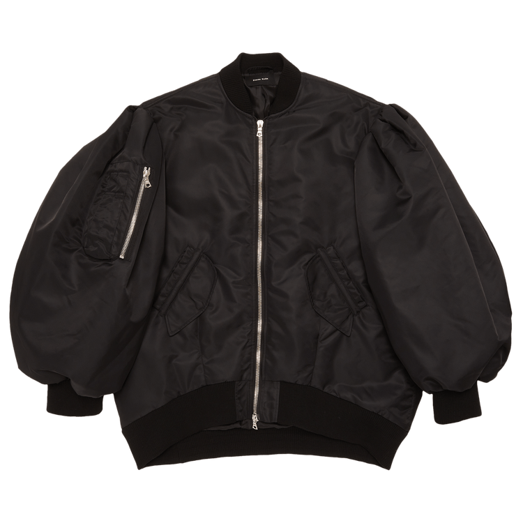 Simone Rocha Oversized Puff Sleeve Bomber "Black/Pearl"