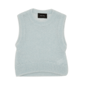 Simone Rocha Cropped Vest "Blue/Pearl"