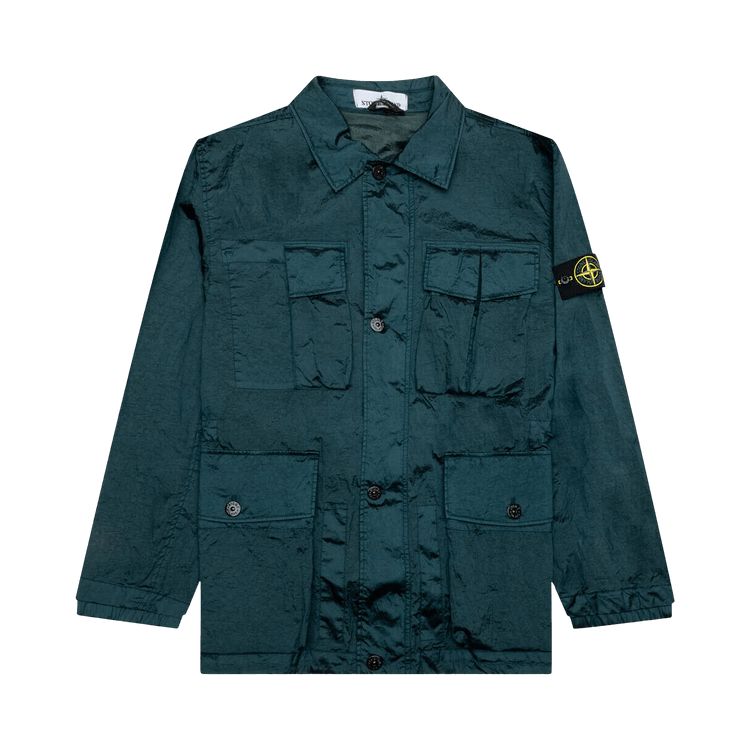 Stone Island Giubbotto Shirt Jacket "Bottle Green"