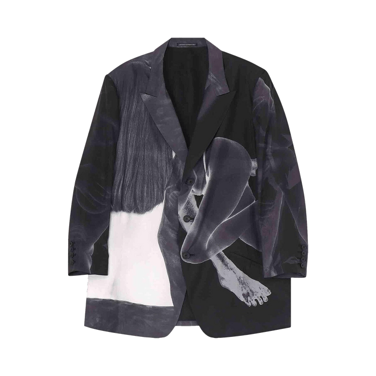 Yohji Yamamoto Pour Homme Nude 5 Design 3BS Jacket "Black"