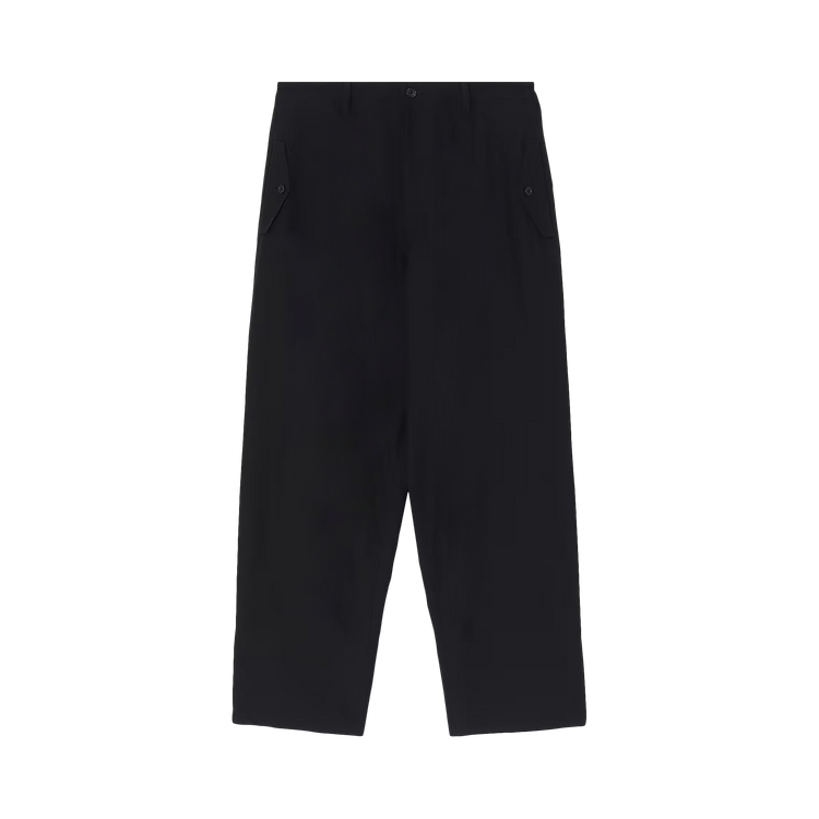 Yohji Yamamoto Pour Homme Hem With Interfacing Pants "Black"