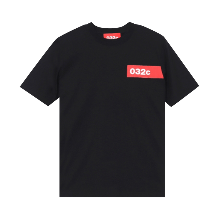 032C Tape T-Shirt "Black"