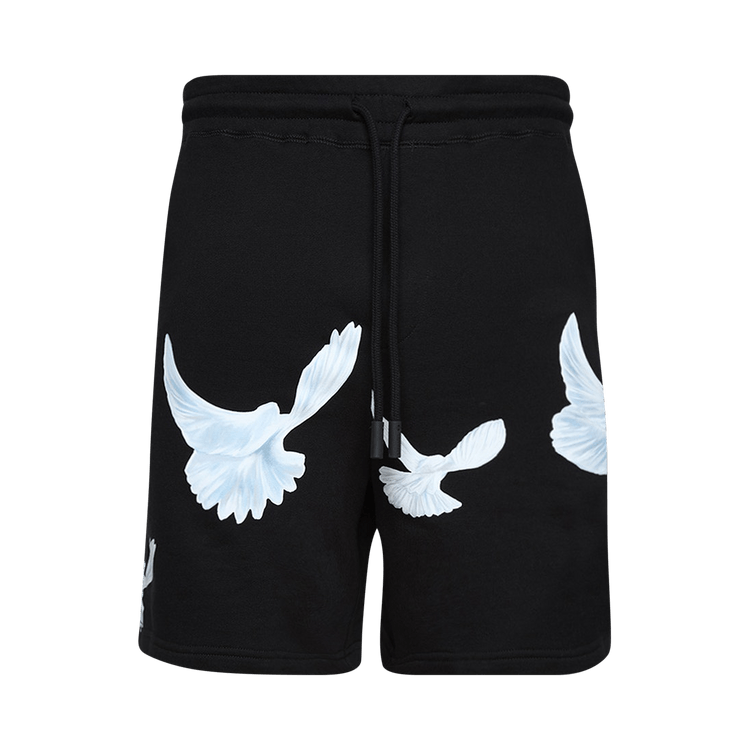 3.PARADIS Singing Doves Shorts "Black"
