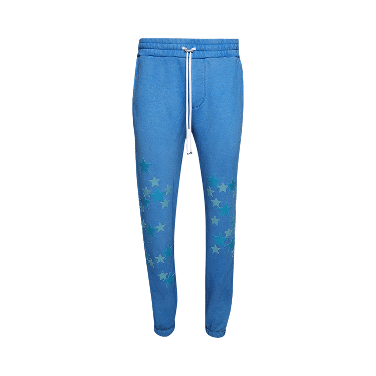 Amiri Pigment Spray Star Sweatpants "Heather Carolina Blue"