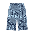 BLUEMARBLE Folk Checkerboard Print Shorts "Blue"