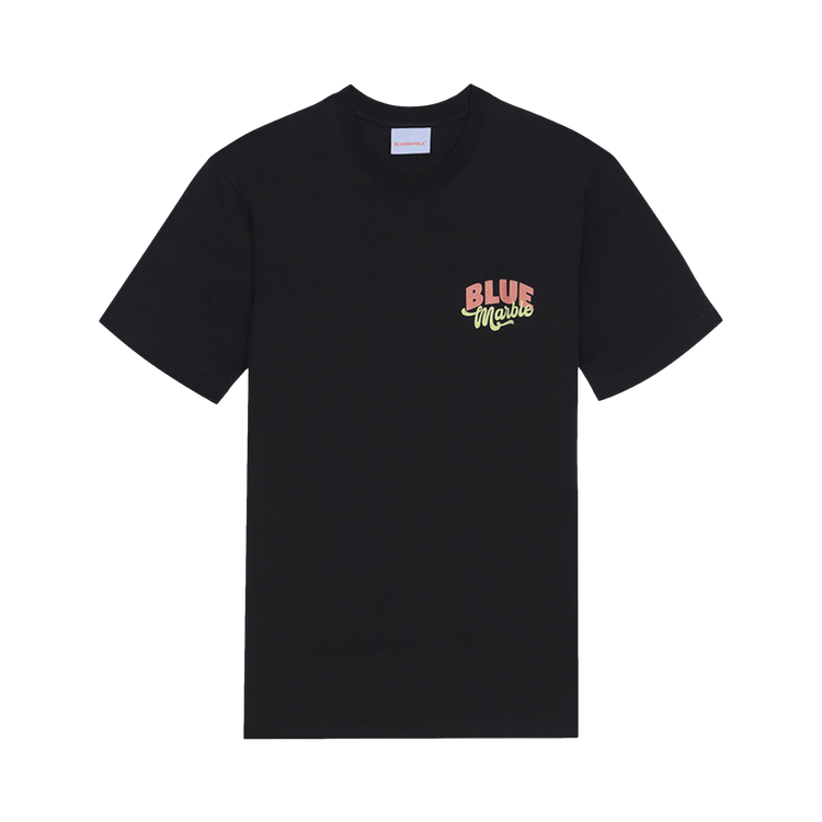 BLUEMARBLE Flower Print T-Shirt "Black"
