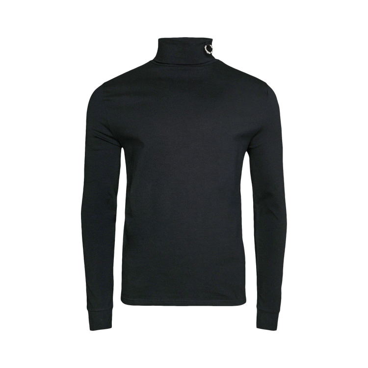 Fred Perry x Raf Simons Laurel Wreath Detail Roll Neck "Black"