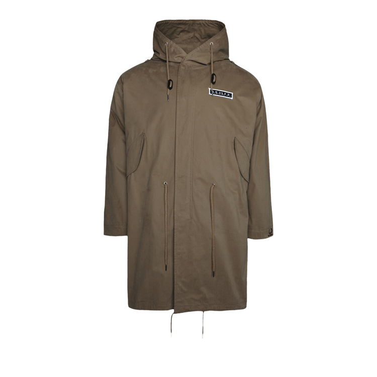 Fred Perry x Raf Simons Printed Parka "Almond"