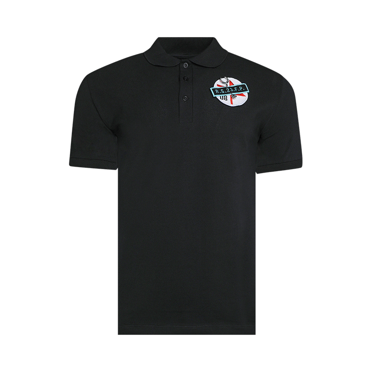 Fred Perry x Raf Simons Patched Polo Shirt "Black"