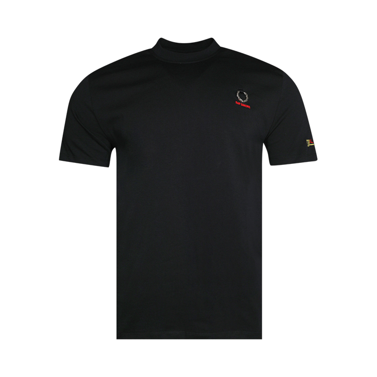 Fred Perry x Raf Simons Printed Sleeve T-Shirt "Black"