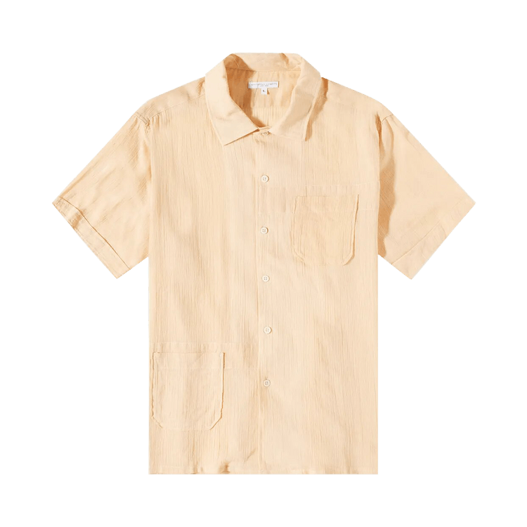 Engineered Garments Crepe Camp Shirt "Coral"