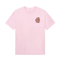 Anti Social Social Club White Picket Fence Tee "Pink"