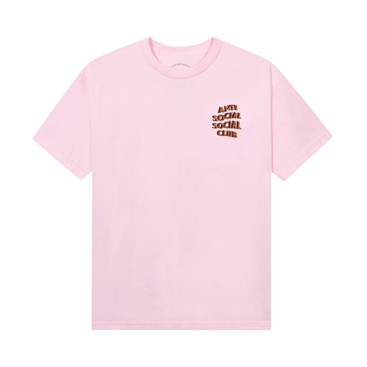 Anti Social Social Club White Picket Fence Tee "Pink"