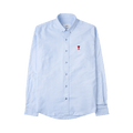Ami ADC Red Heart Oxford Shirt "Sky Blue"
