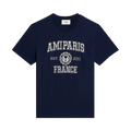 Ami France Logo T-Shirt "Nautic Blue"