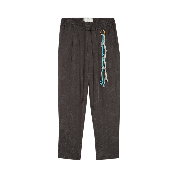 Song for the Mute Antique Floral Lounge Pant "Charcoal"