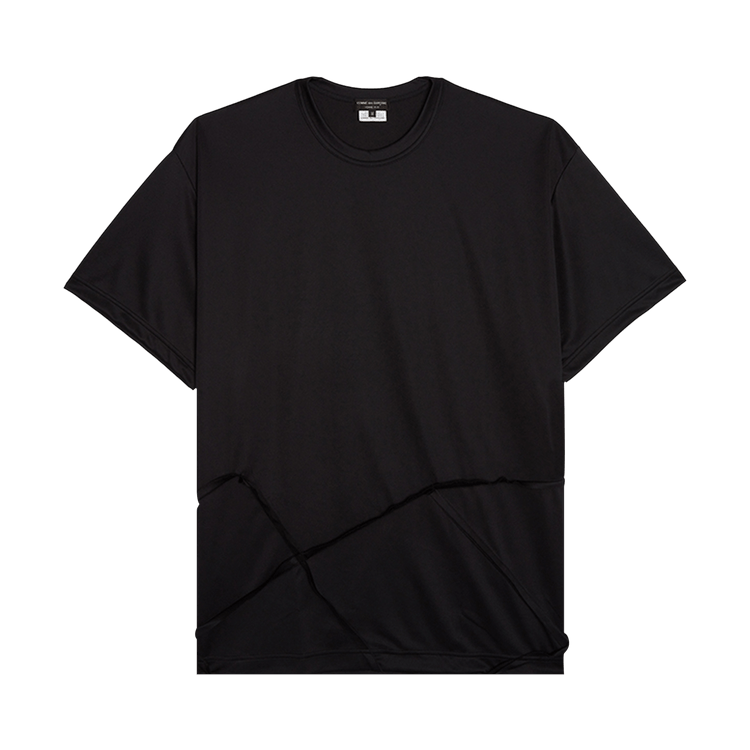 Comme des Garçons Homme Plus Edged Panel Stitch Jersey T-Shirt "Black"