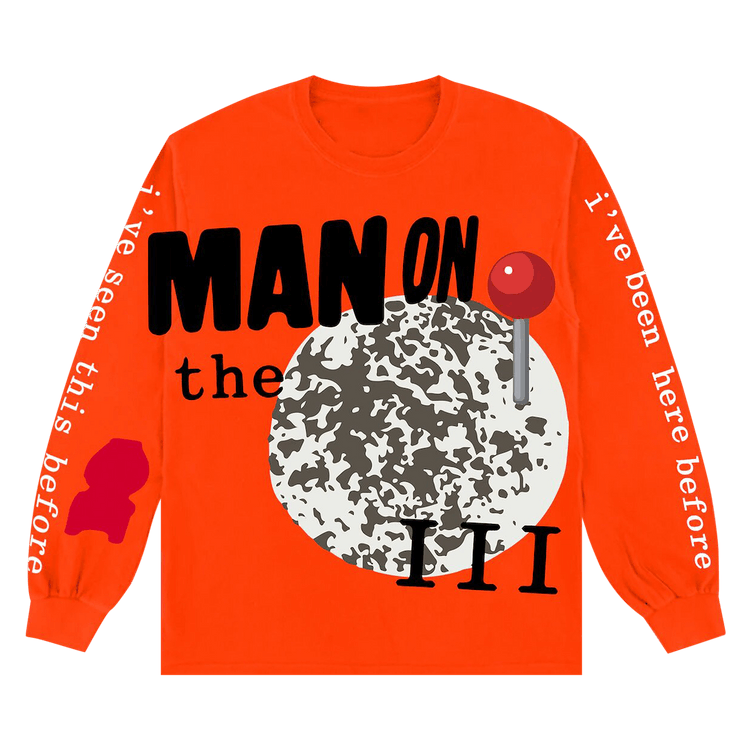 Cactus Plant Flea Market x Kid Cudi MOTM III Return 2 Madness Long-Sleeve T-Shirt "Orange"