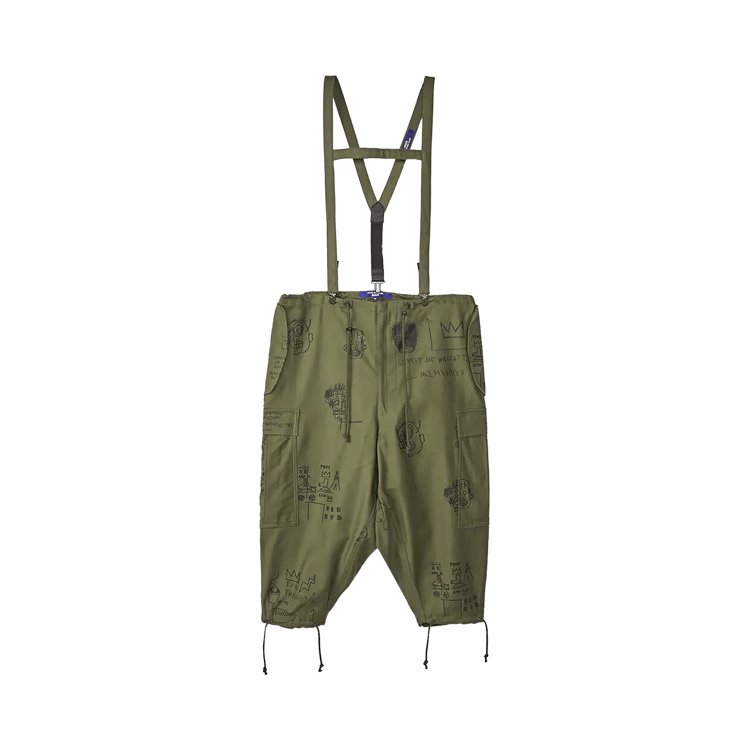 Junya Watanabe Jean-Michel Basquiat Print Pants "Green"