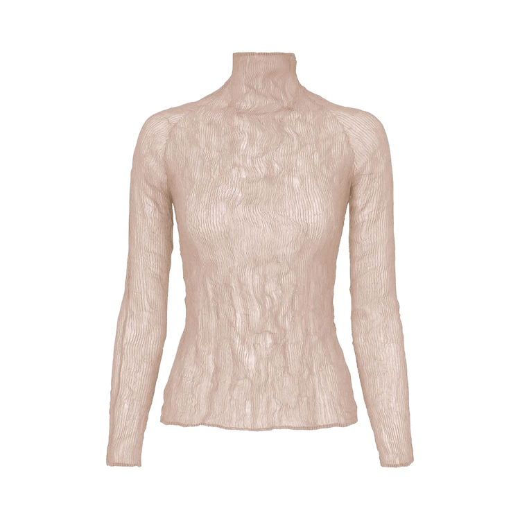 Issey Miyake Chiffon Twist Shirt "Light Pink"