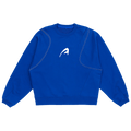 Ader Error Graphic Printed Sweatshirt "Blue"