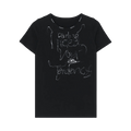 Yohji Yamamoto Message PT Short-Sleeve T-Shirt "Black"