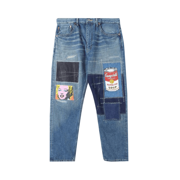Junya Watanabe Andy Warhol Patchworks Selvedge Denim "Indigo"