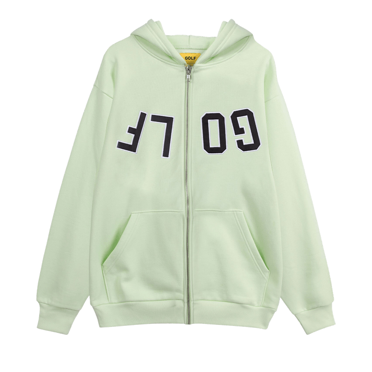 GOLF WANG College Zip Hoodie "Seafoam Green"