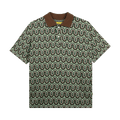 GOLF WANG Stripe Knit Polo "Green Combo"