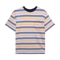 GOLF WANG Grand Logo Striped Pocket Tee "Navy Combo"