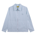GOLF WANG Wide Seersucker Work Jacket "Blue/White"