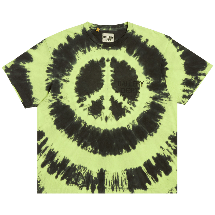 Gallery Dept. Tie Dye Souvenir Tee "Lime Green"