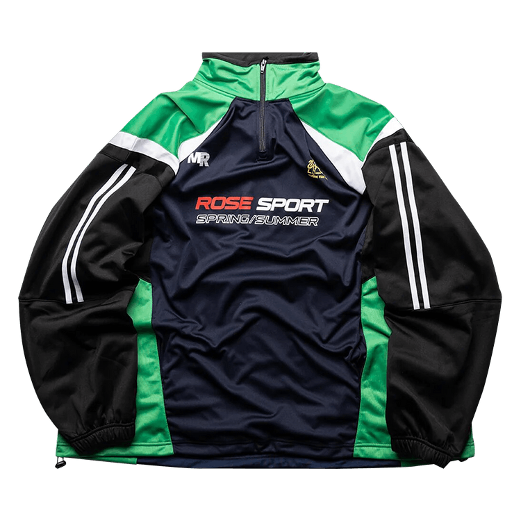 Martine Rose Duel Track Top "Green/Navy"