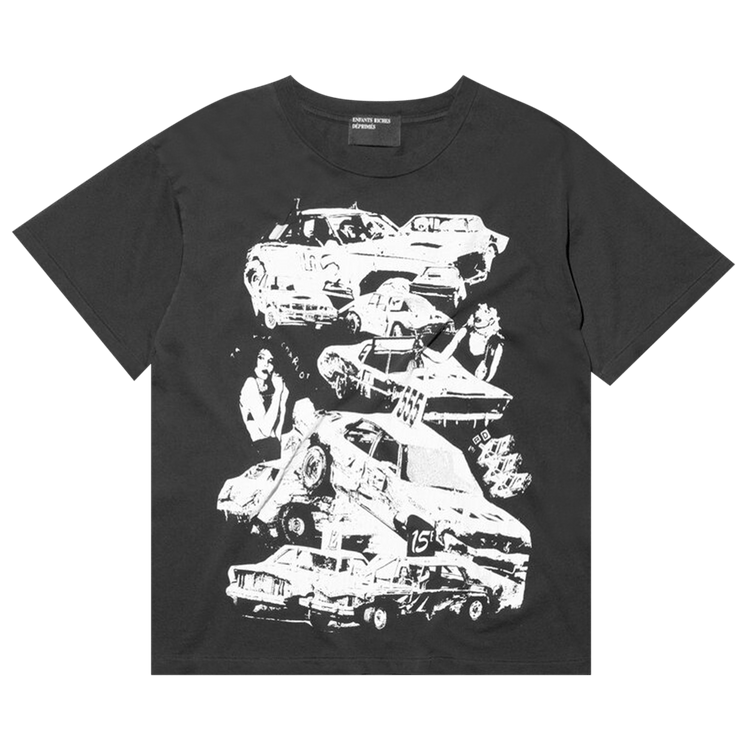 Enfants Riches Déprimés Demolition Derby Long-Sleeve T-Shirt "Black/White"