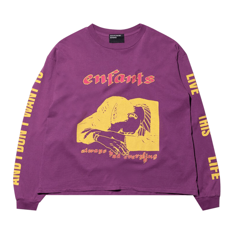Enfants Riches Déprimés So Low Long-Sleeve T-Shirt "Rasberry/Multicolor"