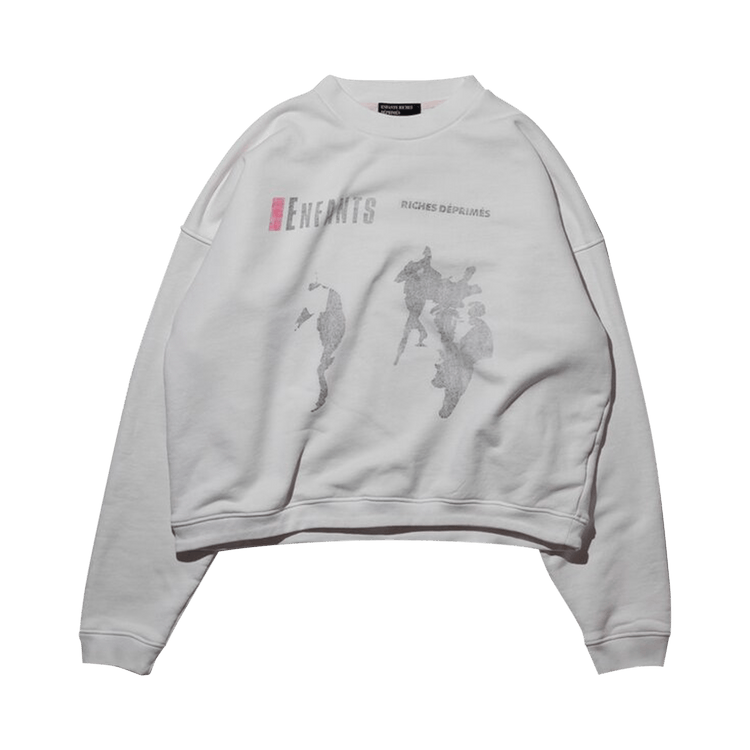 Enfants Riches Déprimés Kids Walking Crewneck "Ivory/Black"